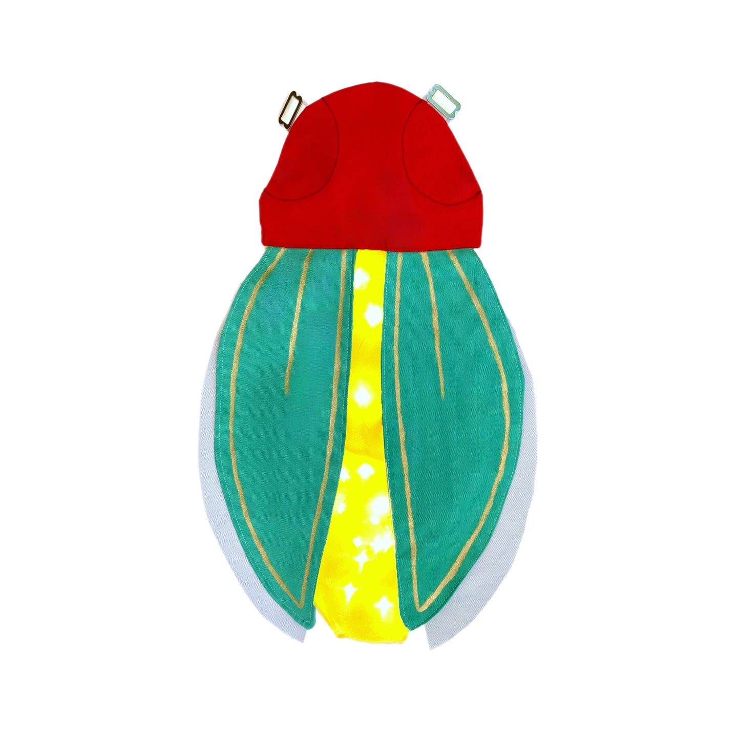Kids light up firefly costume wings for Halloween.