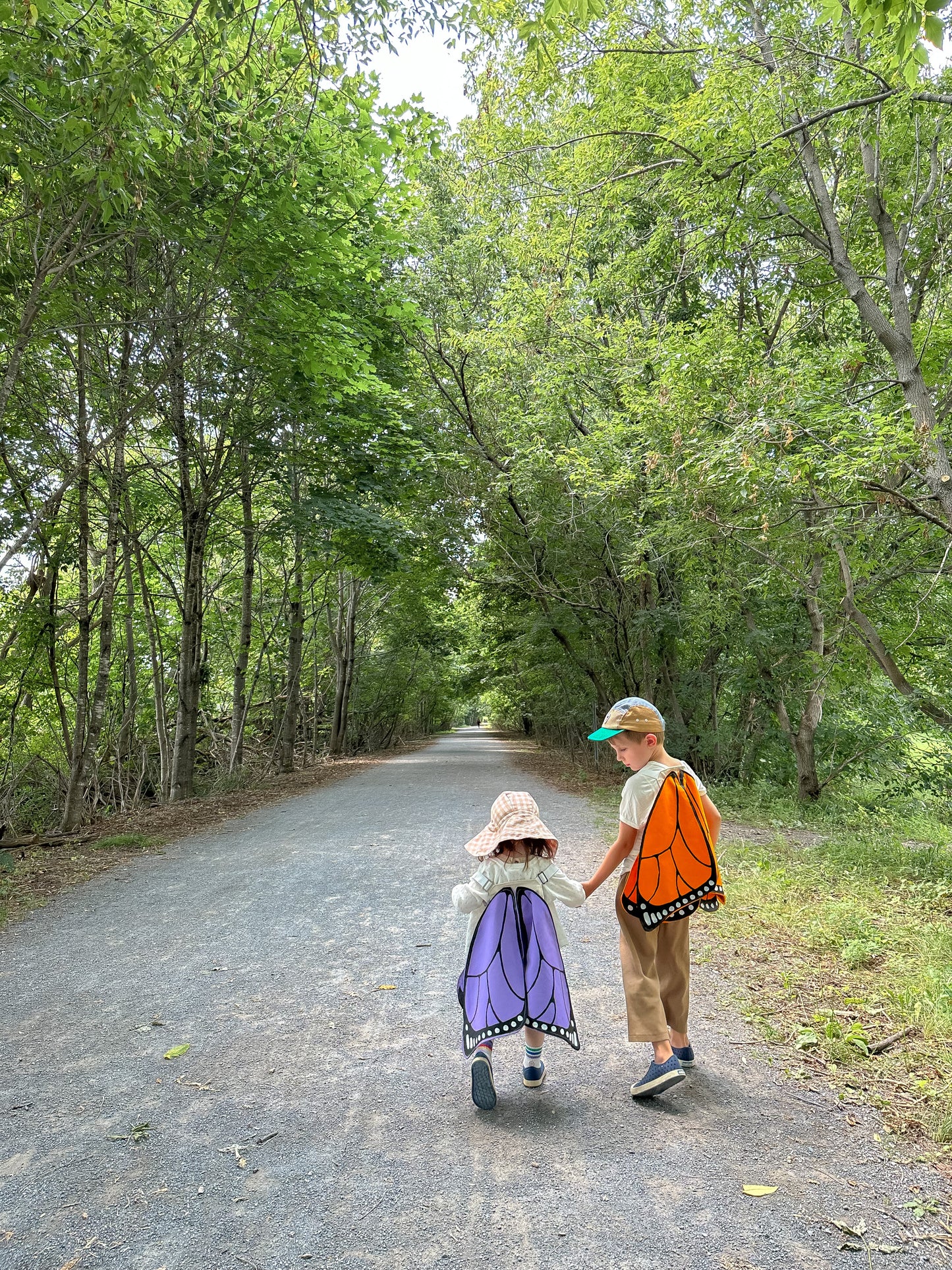 Jack Be Nimble butterfly costumes for kids and toddlers in nature.