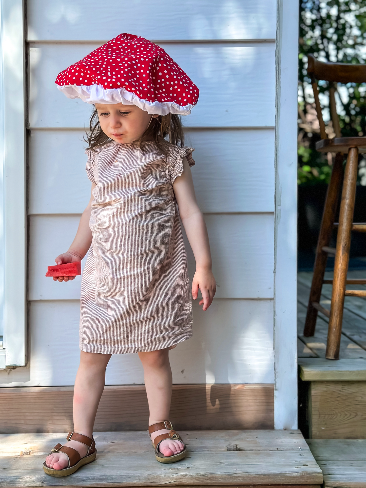 Kids Halloween mushroom hat costume by Jack Be Nimble.