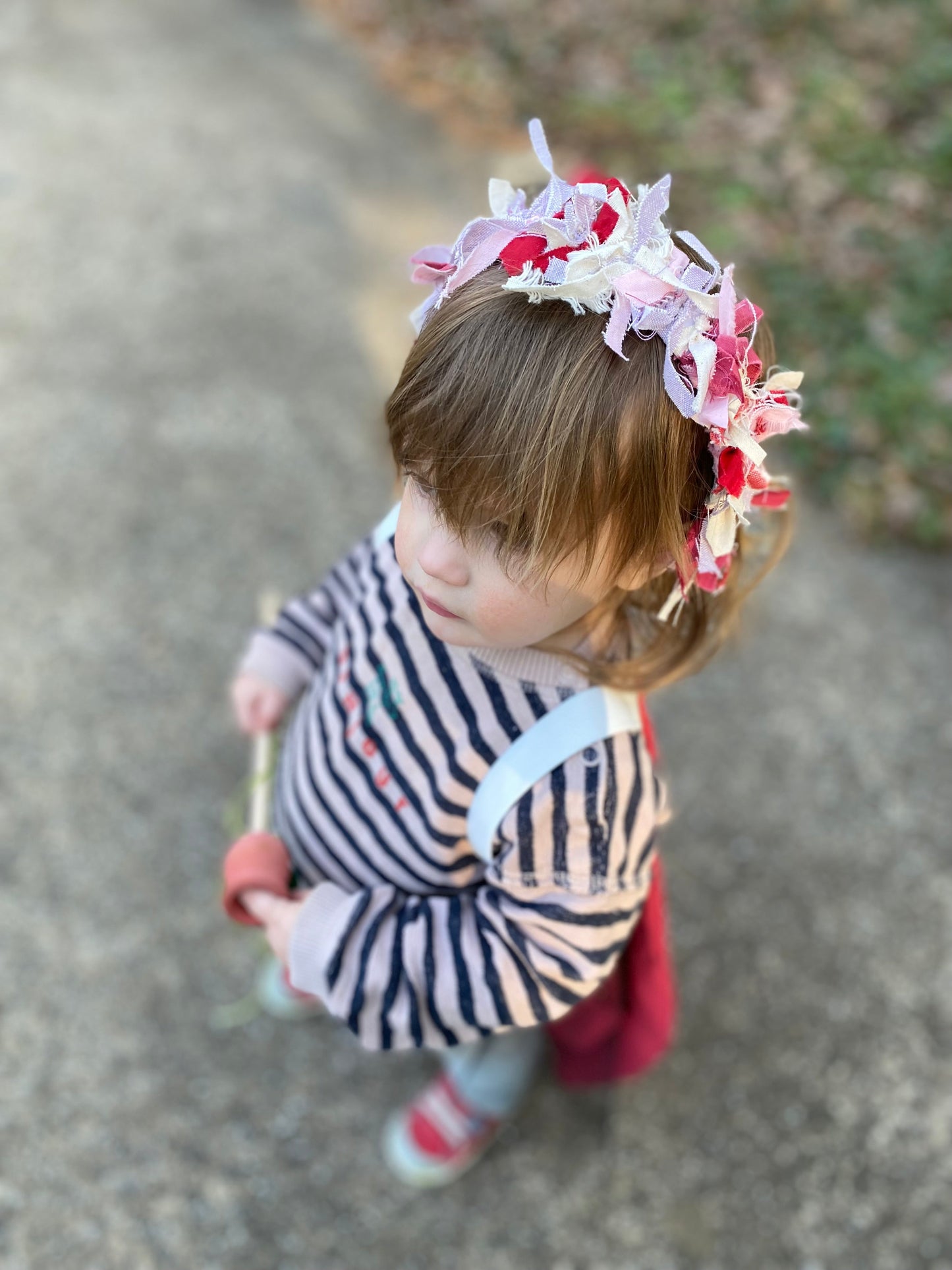 Ladybug dress up costume with crown.