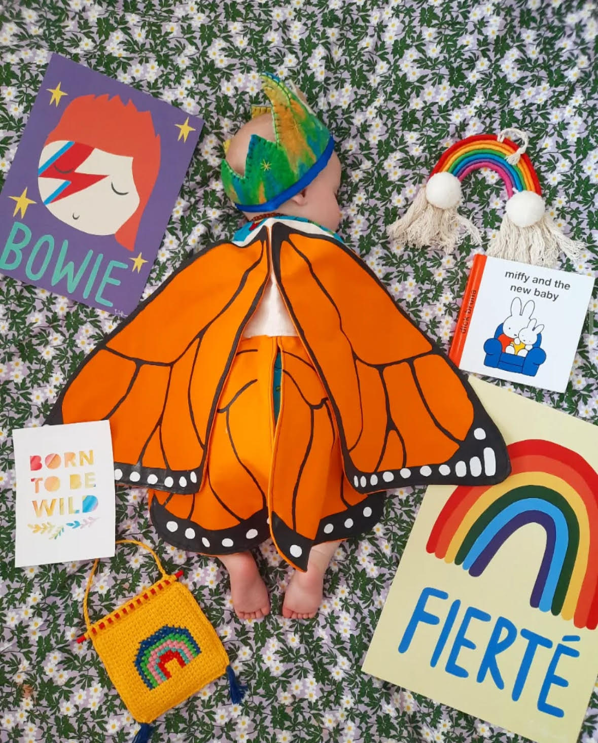 Kids butterfly wings for open ended play.