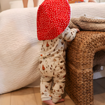 Halloween mushroom costume for baby boy or girl.