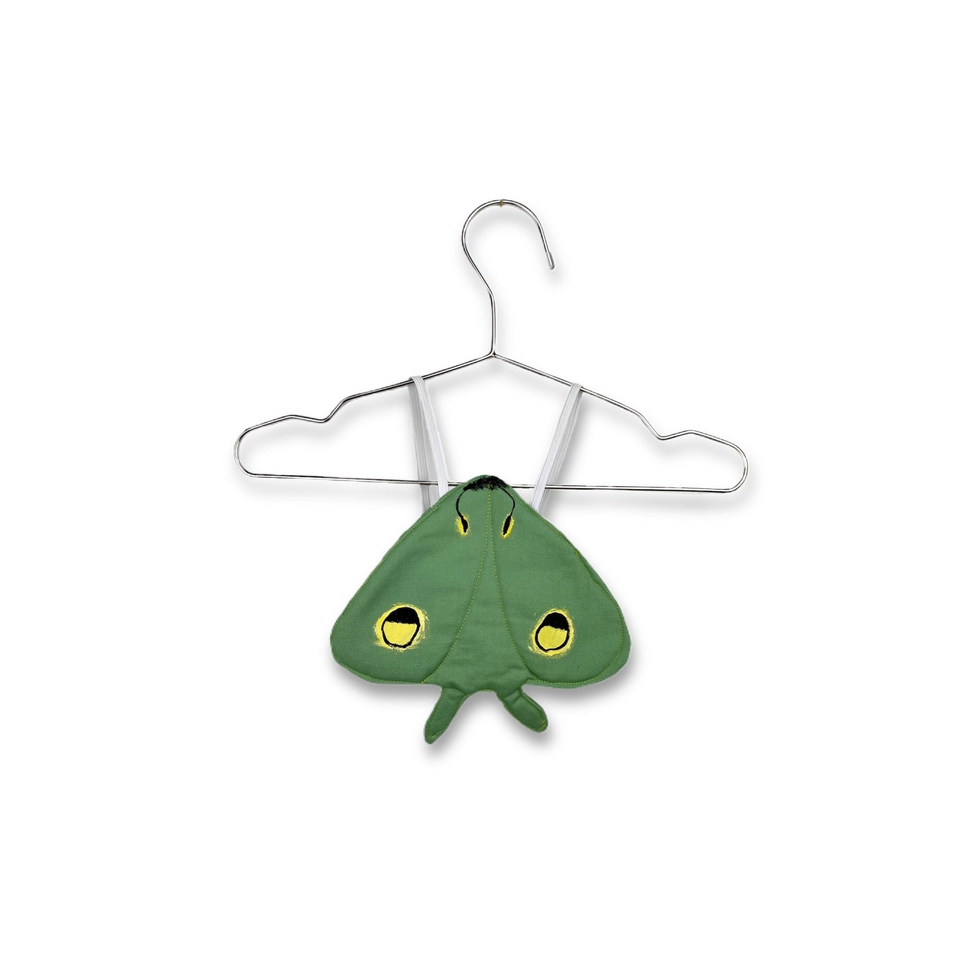 Green luna moth doll wings for dressup costume