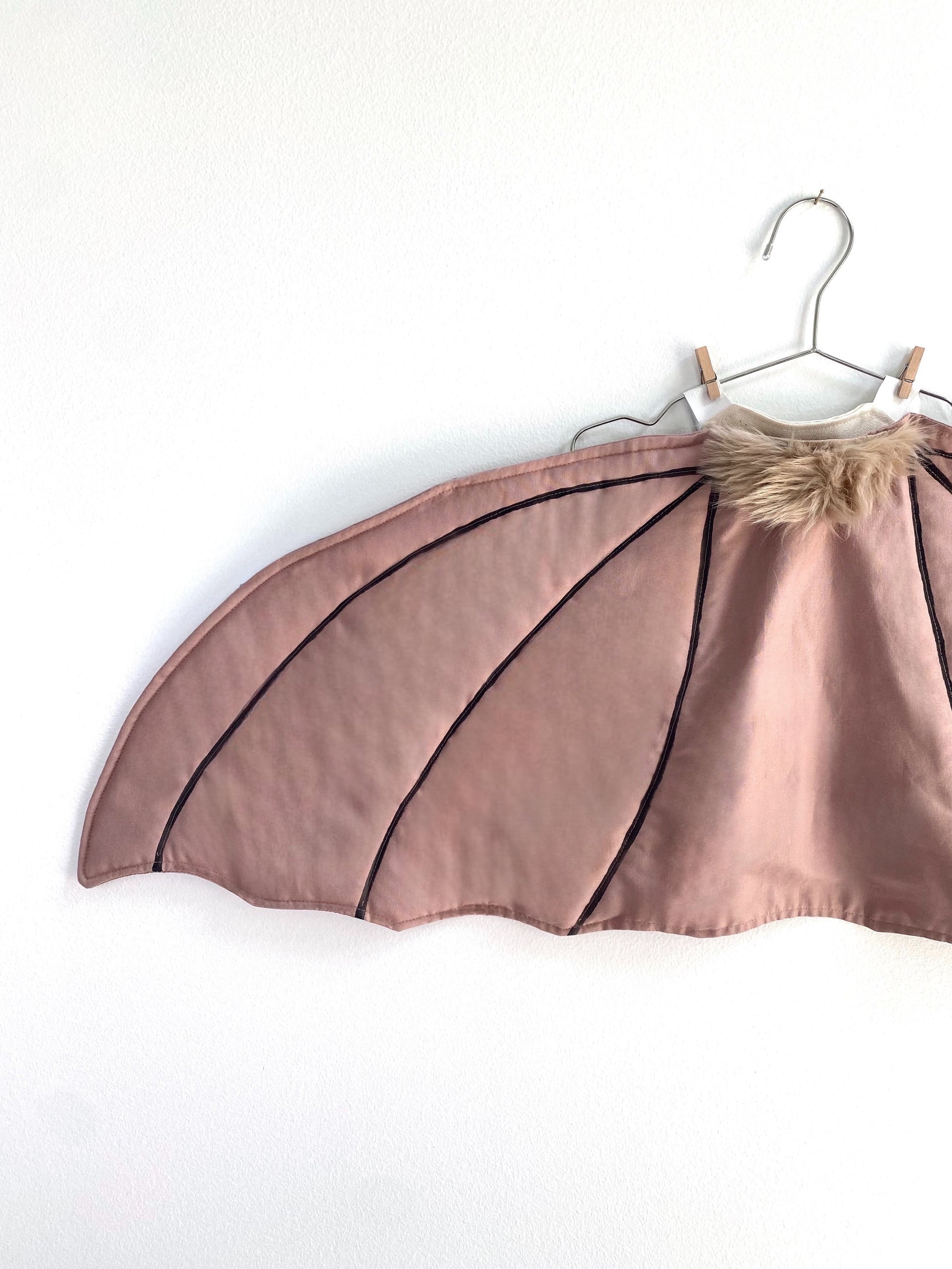 Made in USA brown bat costume wings for kids.