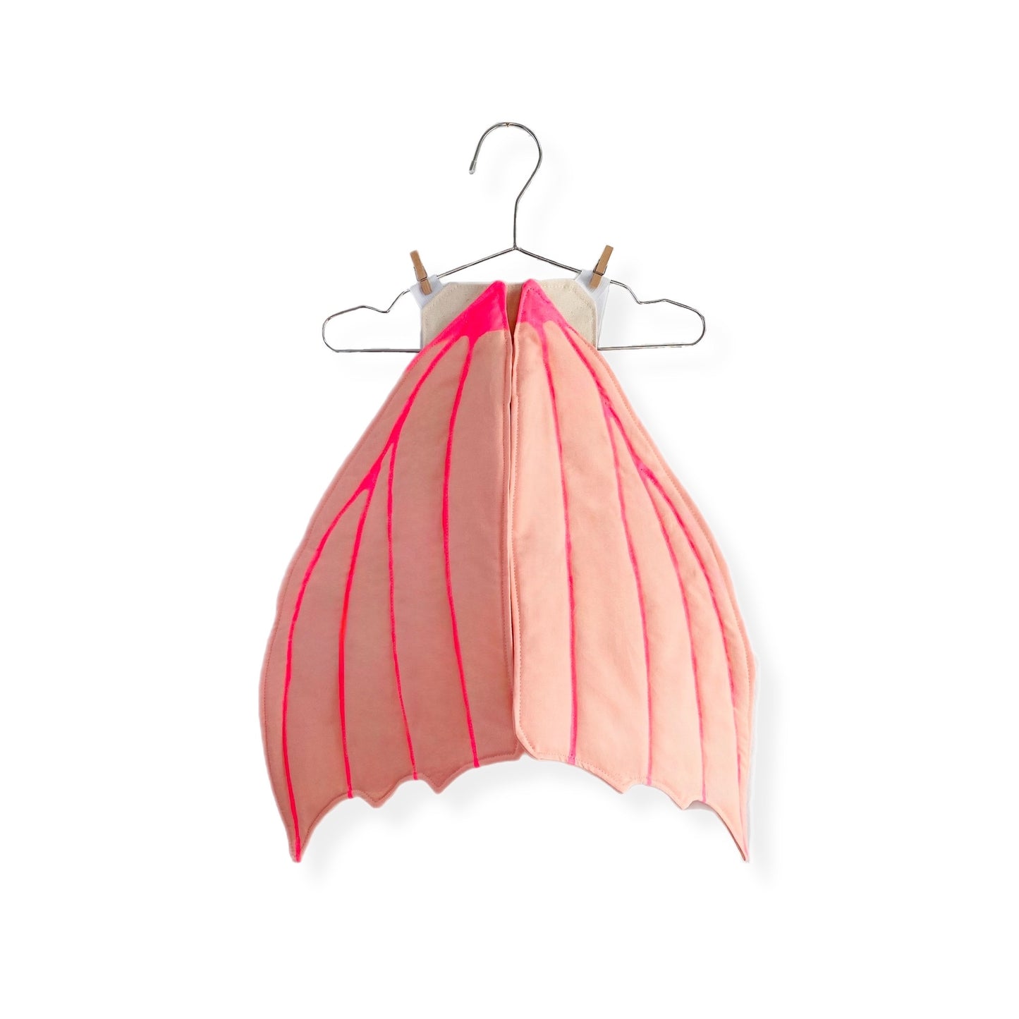 Pink dragon costume wings for kids pretend play and dress up.