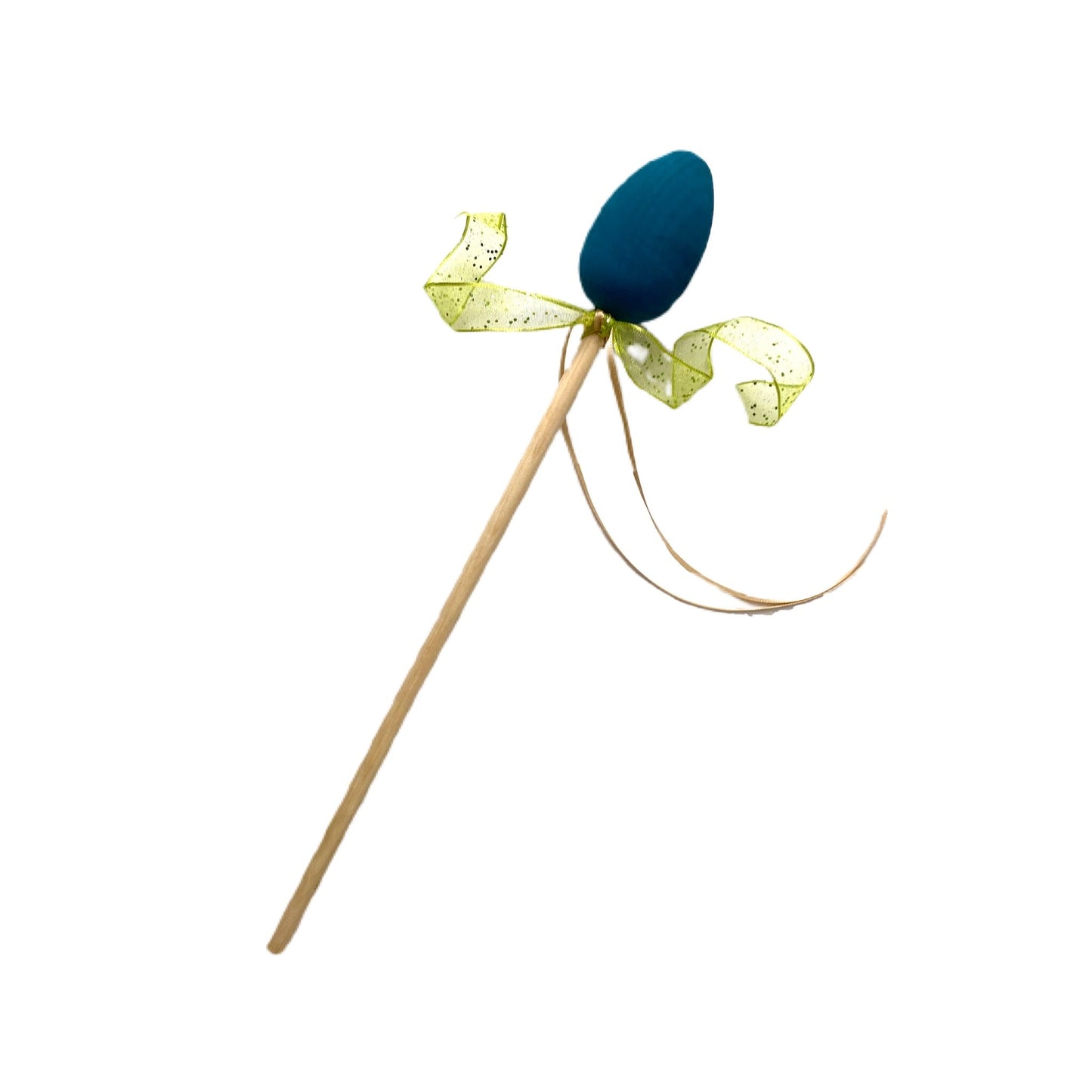 Robin's egg blue dress up wooden wand.