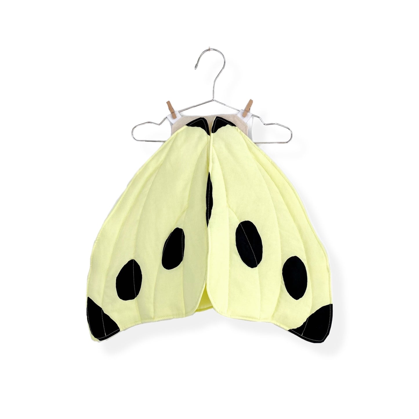 Yellow butterfly costume wings for toddlers and kids.